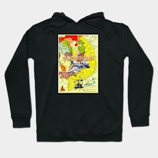 Vietnam War Map Hoodie